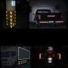 5cm*300m Car Reflective Tape Decoration Stickers Car Warning Safety Reflection Tape 5cm*300m Car Reflective Tape Decoration Stickers Car Warning Safety Reflection Tape