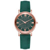 Starry Sky Dial Women Fashion Roman Scale Rhinestone Leather Wrist Watch