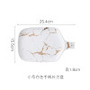 Best Gold Marble Glazes Ceramic Party Tableware Set Porcelain Breakfast Plates