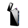 USB Electric Lighter Finger print Touch Fire Plasma Double Arc Lighter Windproof Metal Cigarette Lighter