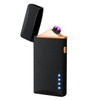 USB Electric Lighter Finger print Touch Fire Plasma Double Arc Lighter Windproof Metal Cigarette Lighter