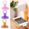 1 Pcs Folding Charger Adapter Mobile Phone Charging Holder Stand Cradle Load