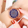 Luxury Diamond Rose Gold Ladies Wrist Watch Magnetic Women Bracelet Luxury Diamond Rose Gold Ladies Wrist Watch Magnetic Women Bracelet