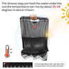 Shower Bag for Camping 5 Gallon/20L Solar Bag with switch Hose & Shower Head