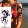 Waterproof Temporary Tattoo Sticker Flower Rose Flash Tattoos