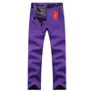 Women Waterproof Thick Warm Fleece Softshell Pants