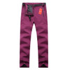 Women Waterproof Thick Warm Fleece Softshell Pants