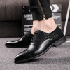 New Fashion Casual Pointed Men's Lace Up Dress Shoes