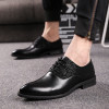 New Fashion Casual Pointed Men's Lace Up Dress Shoes