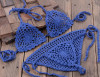 New Handmade Crochet Micro Bikini Set Sexy Black Lingerie Set Mini Bikini New Handmade Crochet Micro Bikini Set Sexy Black Lingerie Set Mini Bikini