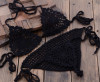 New Handmade Crochet Micro Bikini Set Sexy Black Lingerie Set Mini Bikini New Handmade Crochet Micro Bikini Set Sexy Black Lingerie Set Mini Bikini