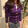 Fashion Women Cardigan Sweater Spring Knitted Long Sleeve Short Coat Fashion Women Cardigan Sweater Spring Knitted Long Sleeve Short Coat
