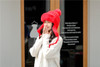 Womens Knitting Faux Fur Russian Ushanka Bomber Hat