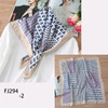 New Design Women Silk Scarf Square Neck Shawls Foulard Lady Pashmina