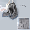 New Design Women Silk Scarf Square Neck Shawls Foulard Lady Pashmina