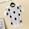 T Shirt Women Tshirt Knitted Cotton Summer Casual T-Shirt Korea Clothes Tee