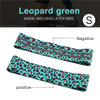 Printed Leopard Hip Resistance Bands Booty Leg Exercise Elastic Bands