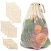 Cotton Mesh Vegetable Bags Produce Bag Reusable