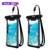 Full View Waterproof Case for Phone Underwater Snow Rainforest Transparent Dry Bag
