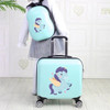 Travel suitcase with wheels trolley luggage set 18'' kids Cartoon carry on suitcase