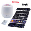 Colorful Starry Sky Projector Night Light Rotation Starry Moon Night Lamp