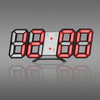 Hot! Time Large LED Digital Wall Clock Temperature Alarm Date Automatic Backlight