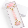 Rose Quartz Roller Slimming Face Massager Lifting Tool Natural Jade Facial Massage Roller Stone