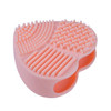 1Pcs Silicone Brush Egg Heart Brushes Cleaning Tools Makeup Brush Cleaner Scrubber