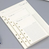 45 Sheets Business A5 A6 Loose Leaf Notebook Monthly Weekly