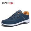 OZERSK Men Sneakers Fashion Casual Leather Breathable Shoes