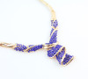 Fashion High Quality Nigerian Wedding African Beads Jewelry Sets Blue Crystal Dubai Gold Color Big Jewelry Sets Costume Fashion High Quality Nigerian Wedding African Beads Jewelry Sets Blue Crystal Dubai Gold Color Big Jewelry Sets Costume
