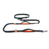 2021 New Reflective Leash Traction Rope Pet Dog Running Belt Elastic Hands Freely Jogging Pull Dog Leash Metal  D-ring Leashes