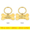 9itech Personalized Collar Pet ID Tag Engraved Pet ID Name for Cat Puppy Dog Tag Pendant Keyring Bone Pet Accessories 9itech Personalized Collar Pet ID Tag Engraved Pet ID Name for Cat Puppy Dog Tag Pendant Keyring Bone Pet Accessories
