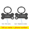 9itech Personalized Collar Pet ID Tag Engraved Pet ID Name for Cat Puppy Dog Tag Pendant Keyring Bone Pet Accessories 9itech Personalized Collar Pet ID Tag Engraved Pet ID Name for Cat Puppy Dog Tag Pendant Keyring Bone Pet Accessories