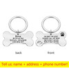 9itech Personalized Collar Pet ID Tag Engraved Pet ID Name for Cat Puppy Dog Tag Pendant Keyring Bone Pet Accessories 9itech Personalized Collar Pet ID Tag Engraved Pet ID Name for Cat Puppy Dog Tag Pendant Keyring Bone Pet Accessories