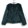 Fashion Furry Faux Fur Coat Women Fluffy Warm Long Sleeve Female Outerwear Autumn Winter Coat Jacket