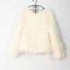 Fashion Furry Faux Fur Coat Women Fluffy Warm Long Sleeve Female Outerwear Autumn Winter Coat Jacket