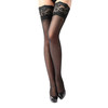 Women Sheer Sexy Stockings Lace Top Thigh High Stockings Over The Knee Socks