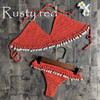 Bikini Set Shell Tassels Bikini Brazilian Crochet Swimsuit Women Halter
