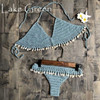 Bikini Set Shell Tassels Bikini Brazilian Crochet Swimsuit Women Halter