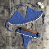 Bikini Set Shell Tassels Bikini Brazilian Crochet Swimsuit Women Halter