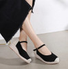 Women's Wedges Pumps Buckle Platform Ladies Fashion Shoes Women