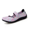 Womens Flats Shoes Slip On Fashion Woven Sneakers Casual Breathable