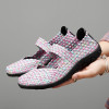 Womens Flats Shoes Slip On Fashion Woven Sneakers Casual Breathable