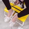 Shoes Women 100% Genuine Leather Women Flat Shoes Casual Loafers