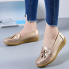 New Fashion Tassels Genuine Leather Shoes Woman Soft Peas Shoes
