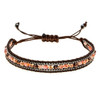 Woman Men Handmade Bohemia Weave Adjustable Rope Chain Crystal Charms Bracelets