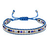 Woman Men Handmade Bohemia Weave Adjustable Rope Chain Crystal Charms Bracelets