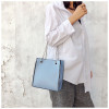 Solid color beaded fashion chain shoulder  bag
