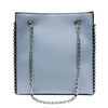 Solid color beaded fashion chain shoulder  bag